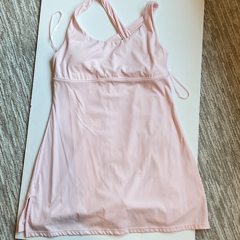 Cotton On Blush Pink Cross-Back Dress